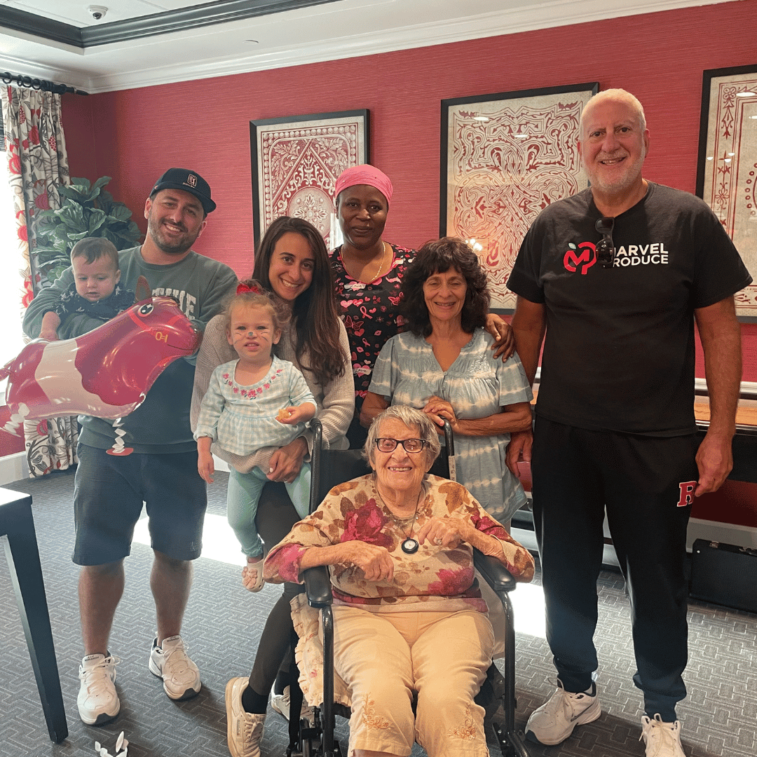 Generations of family members came together to honor grandparents and spend quality time together at Garden City.