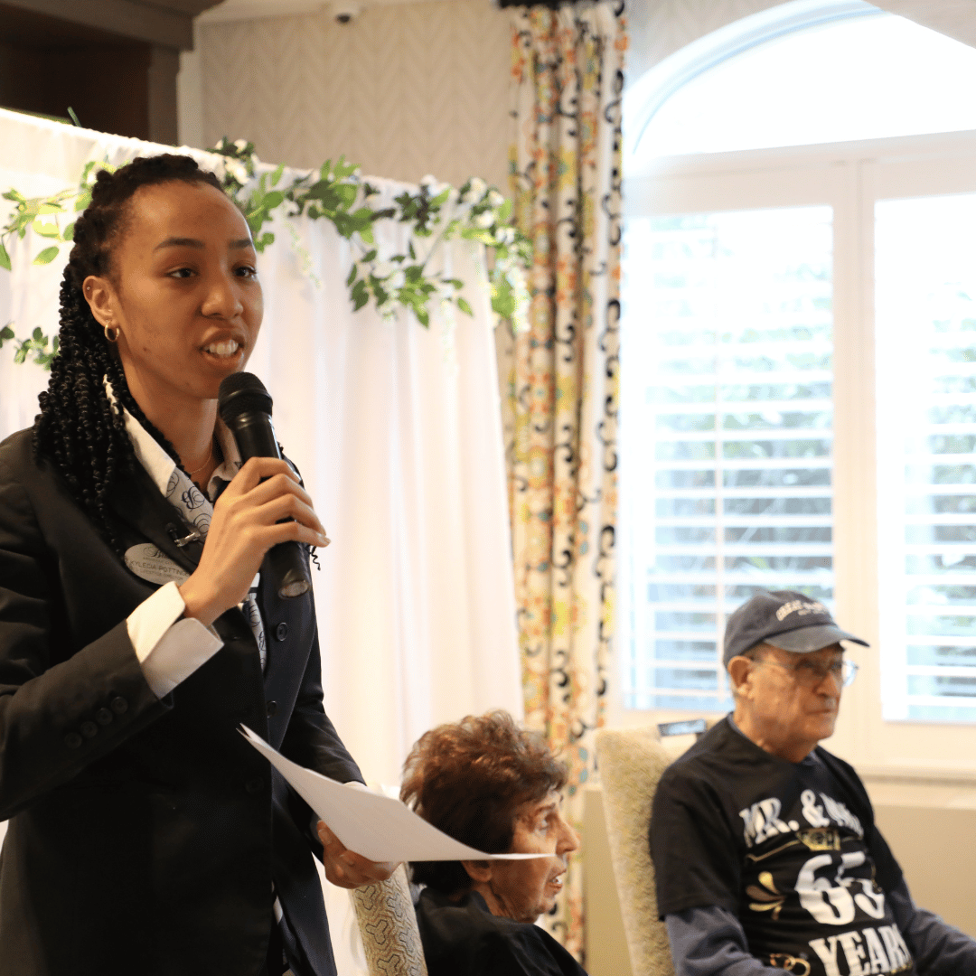 East Meadow Vow Renewal for Residents Sidney and Carole