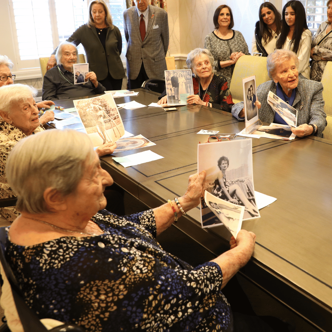 Seniors reflected on their lives and shared meaningful wisdom with those in attendance