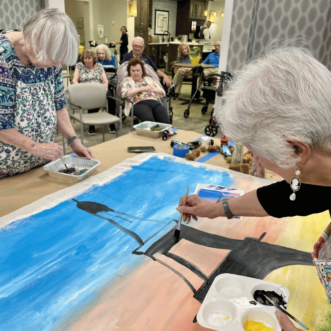 The Bristal at East Northport held a day of events inspired by Paris