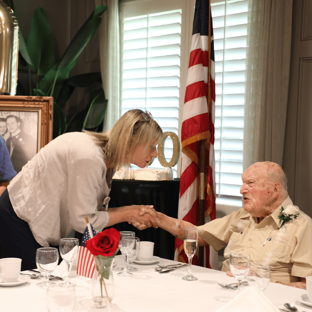 It was a festive day to celebrate the birthday of a man dedicated to serving others