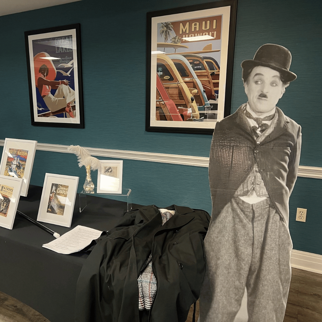 Interactive film displays at the event started with tribute to Silent Film