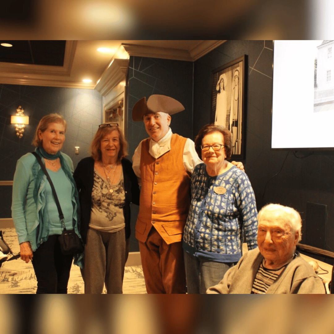 The Bristal at Jericho hosted a historical day of events celebrating George Washington's legacy on Long Island