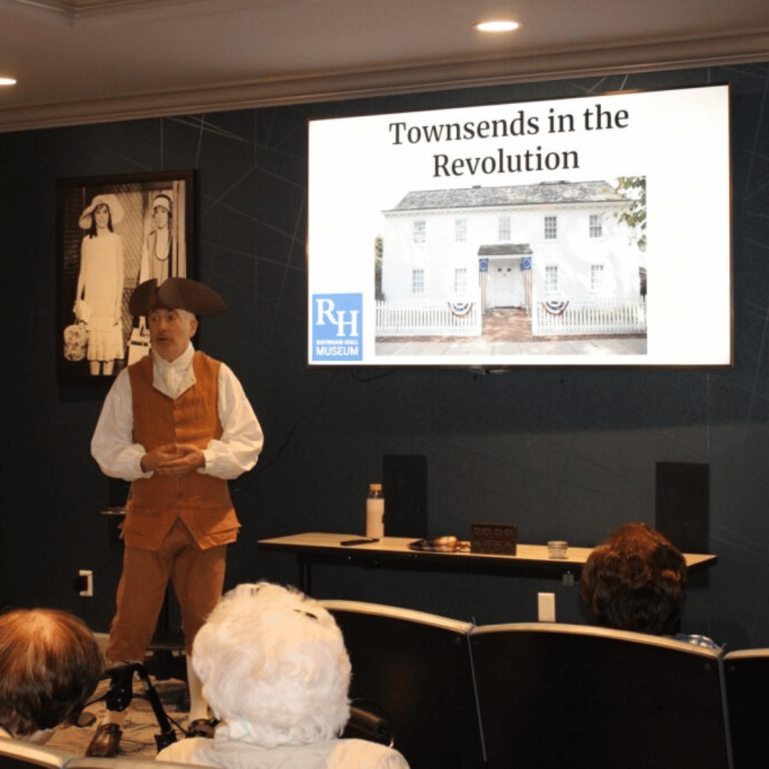 Expert lecture from a historical re-enactor at The Bristal at Jericho