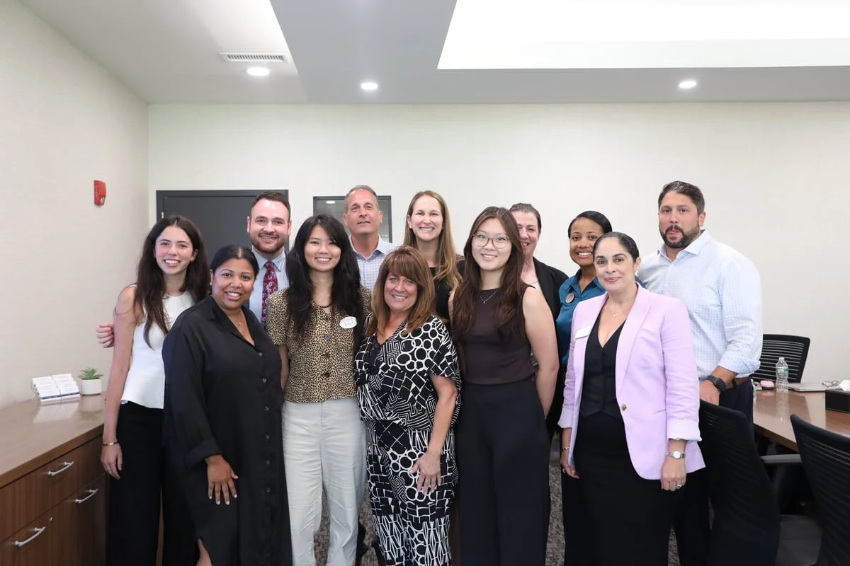 Inaugural Class of Cornell Interns and leadership from The Bristal Assisted Living communities