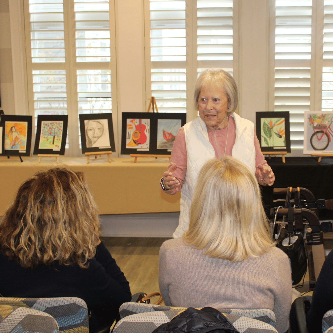 Resident of The Bristal describes her artistic process