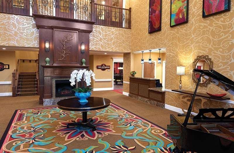 The Bristal at Holtsville lobby