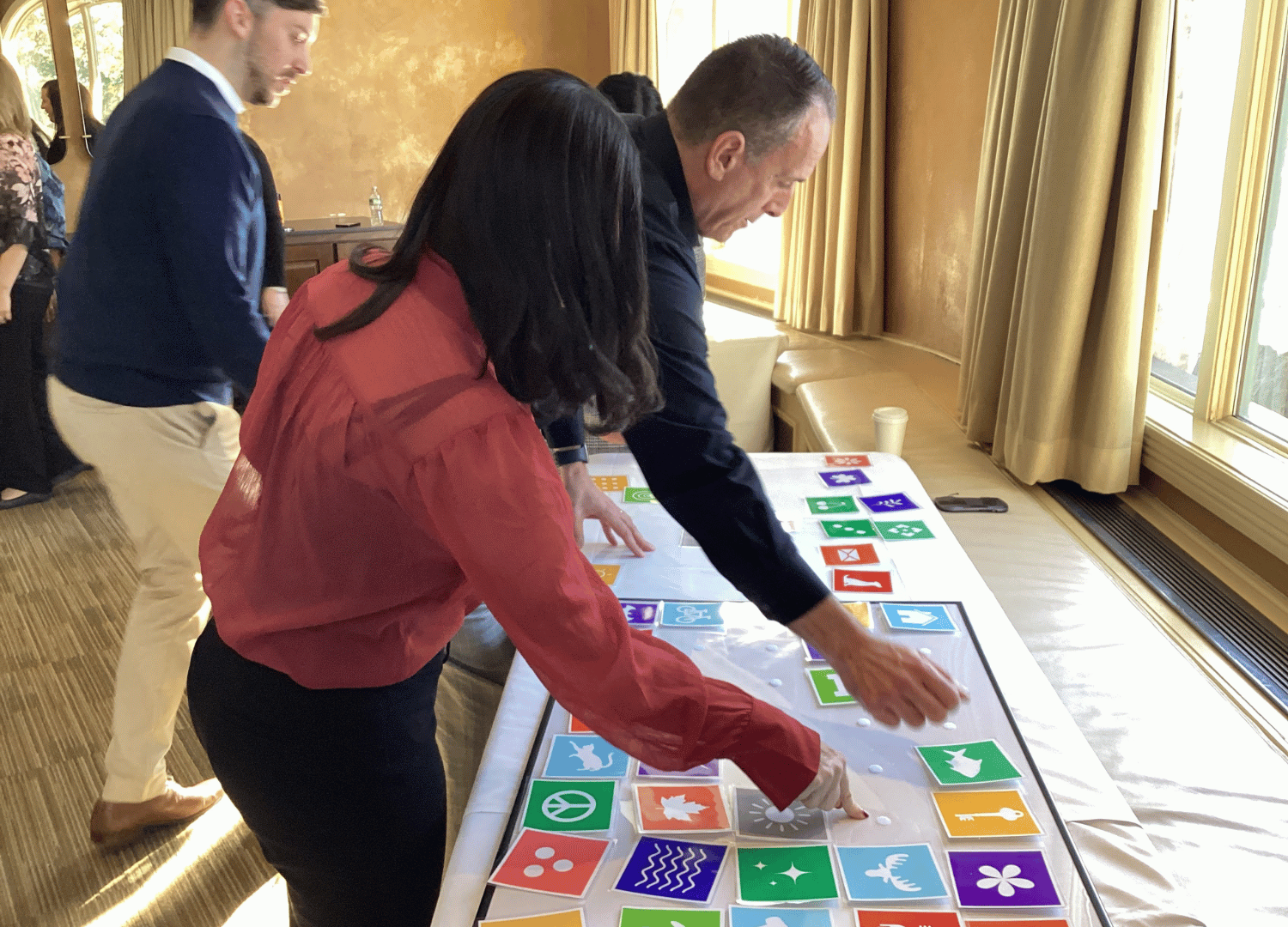 Collaborative puzzles and decoding exercises at the 2026 Leadership Summit for The Bristal Assisted Living communities