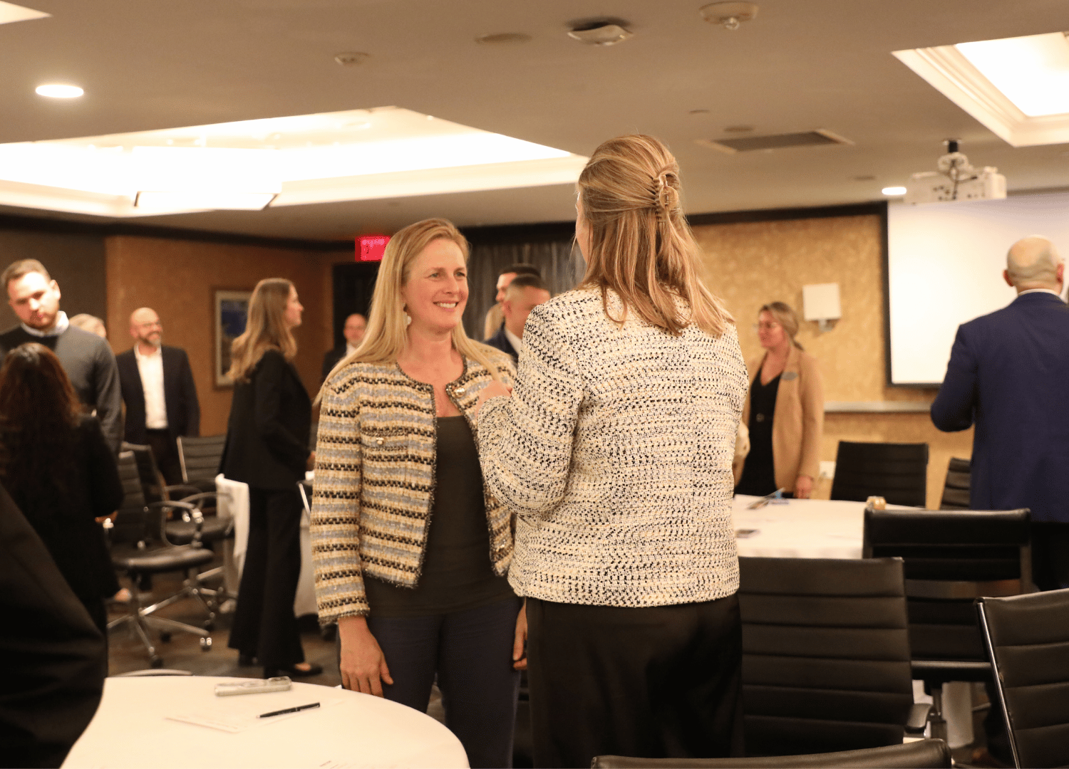 Two leaders meet to discuss innovation at The Bristal Assisted Living at the 2026 Leadership Summit