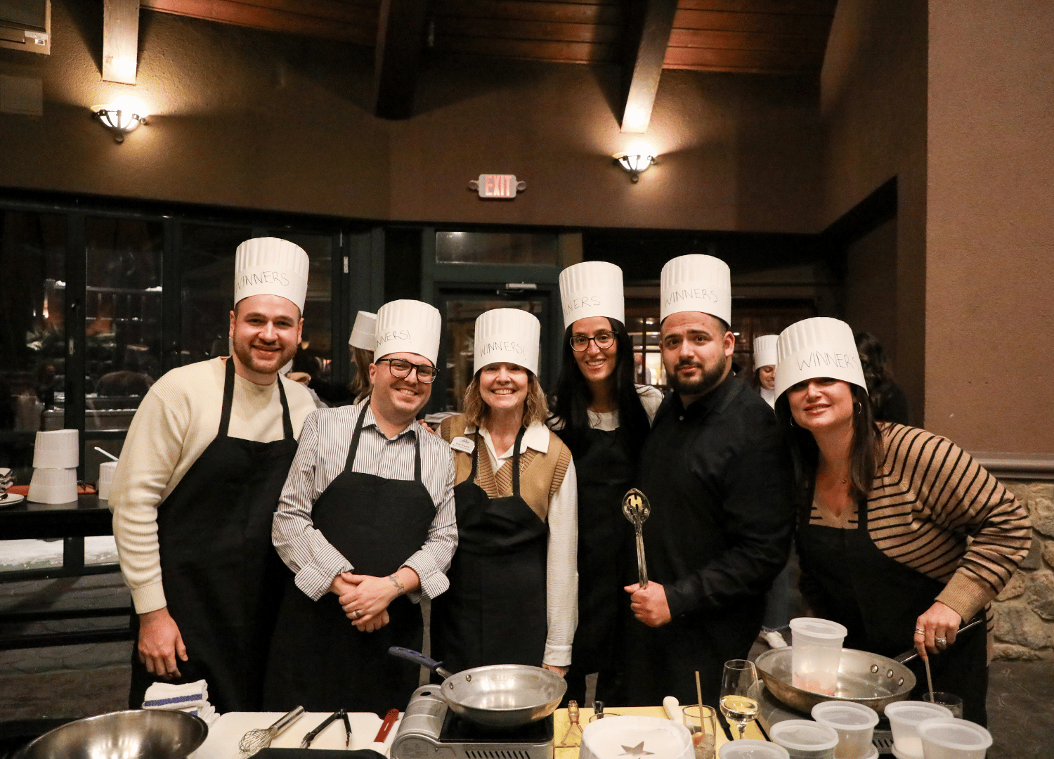 One of the teams at the Iron Chef competition at The 2026 Leadership Summit for The Bristal Assisted Living
